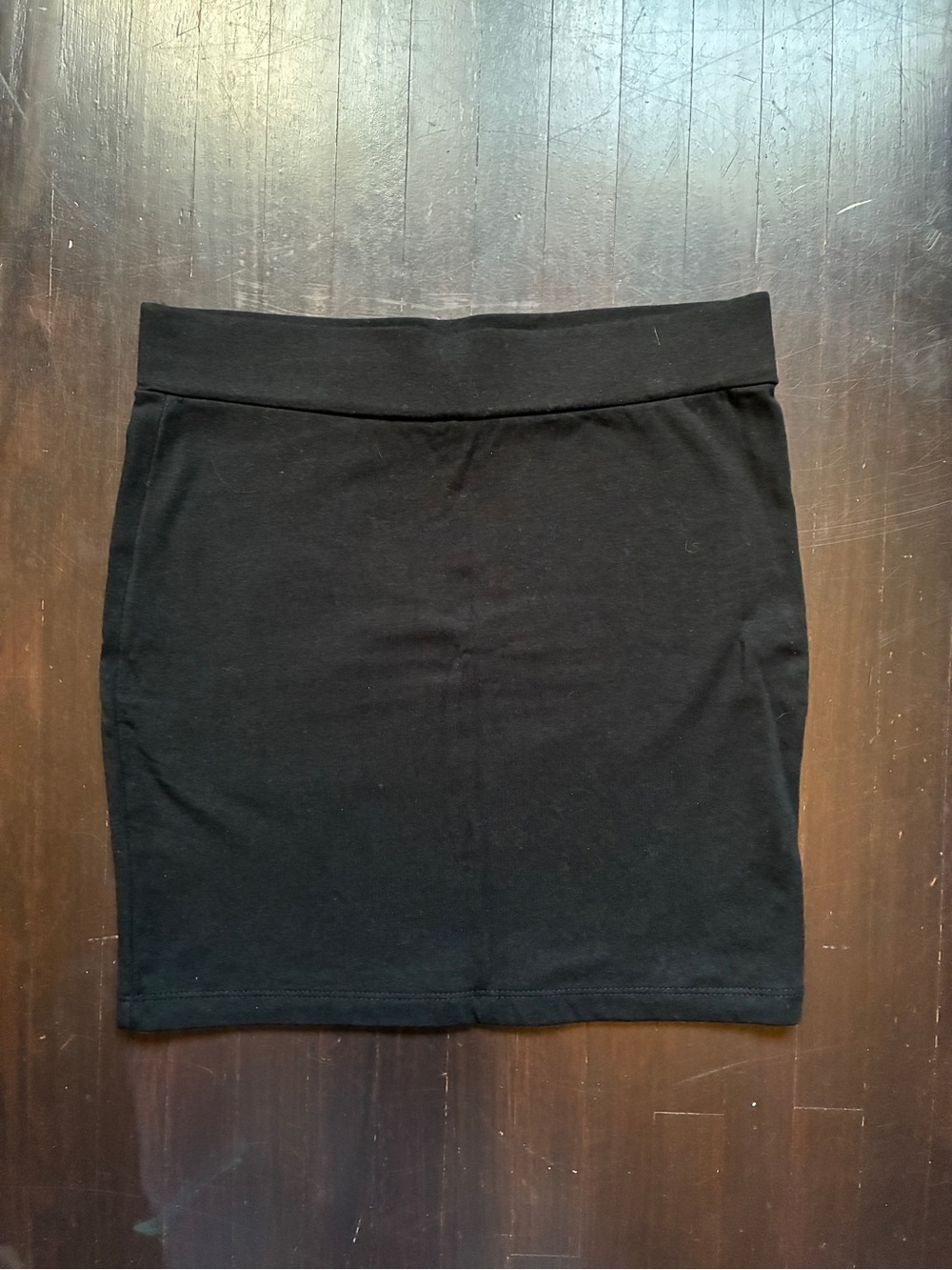 Black Stretch Mini Skirt, size medium